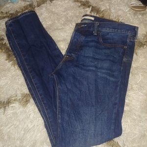 NWT Abercrombie & Fitch ☆ Denim Blue cotton skinny jeans 34 x 32